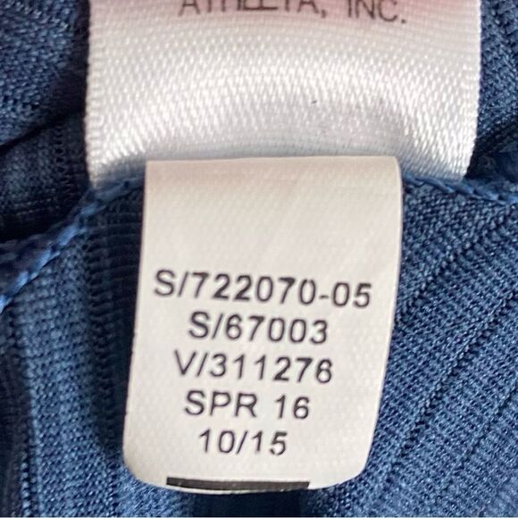Athleta | Blue Shadow Stripe Chi Long Sleeve Size XS - Picture 10 of 10